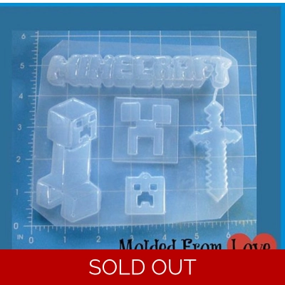 Minecraft Deluxe Pallet Handmade Plastic Mold Minecraft Deluxe Pallet Handmade Plastic Mold